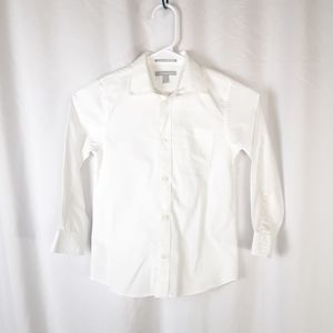 Boys White Dress Shirt Size 6